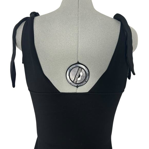 & Other Stories Black Sleeveless Tie Top Size 2 - Picture 4 of 6